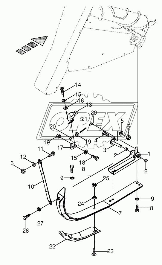 Adaptation to ground contoure