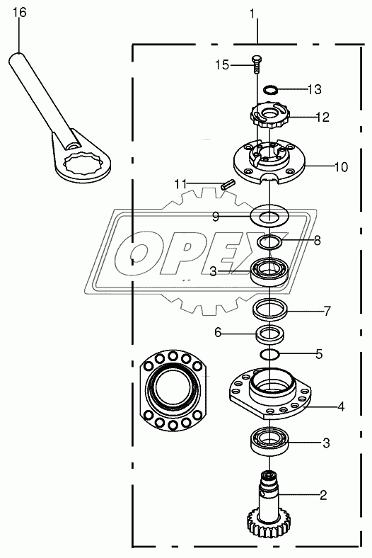 Bearing housing - SafeCut INSIDE