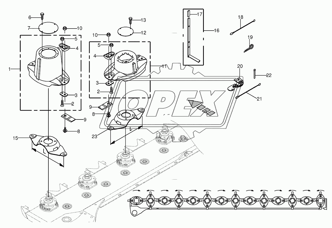 Blade quick coupler 619440 - 752300