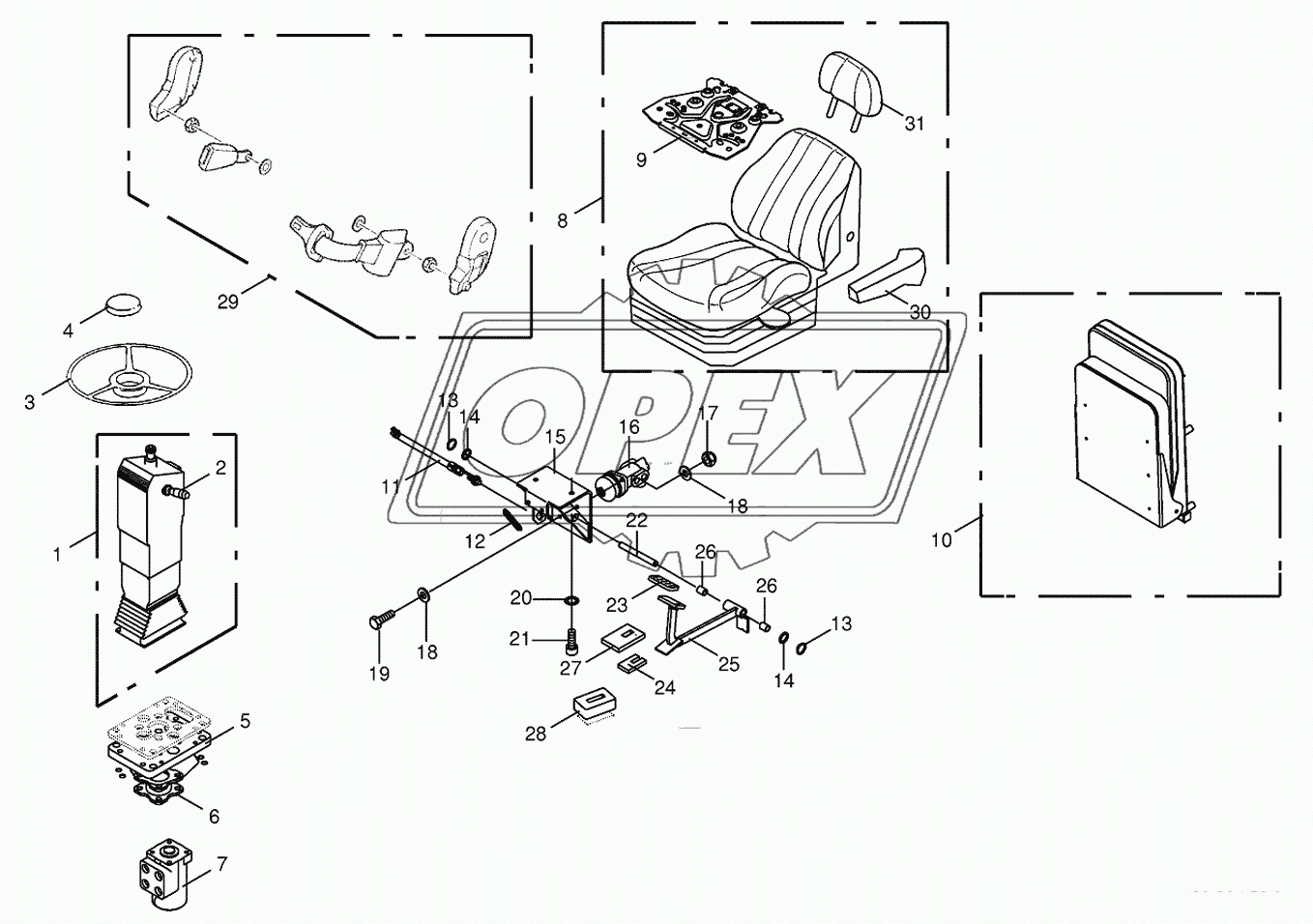 Steering columm