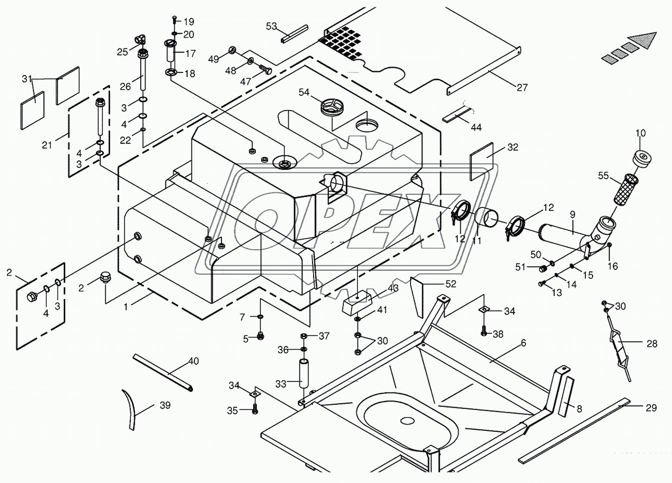 Diesel fuel tank 1