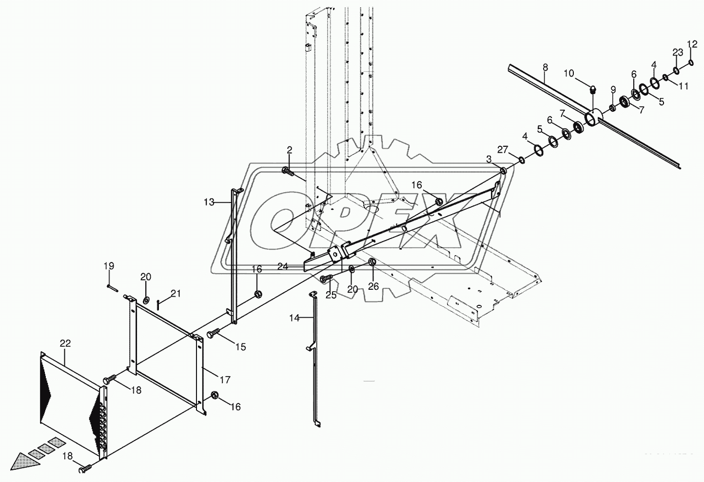 Rotor/Air conditioner mounting