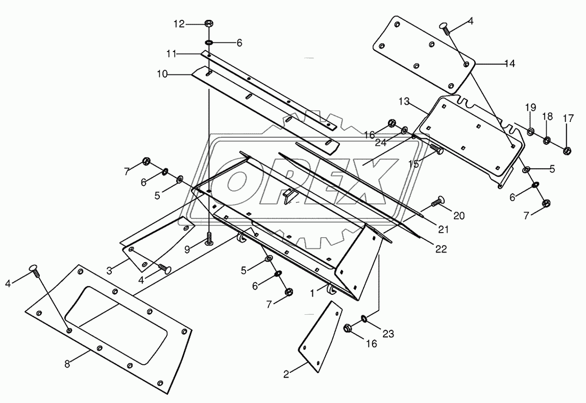 Cracker duct-pivoting