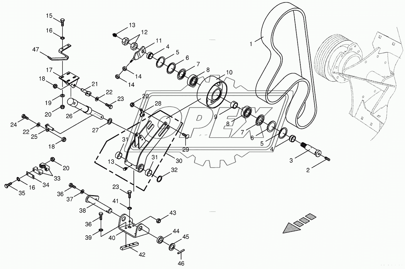 Cracker drive/tensioning device