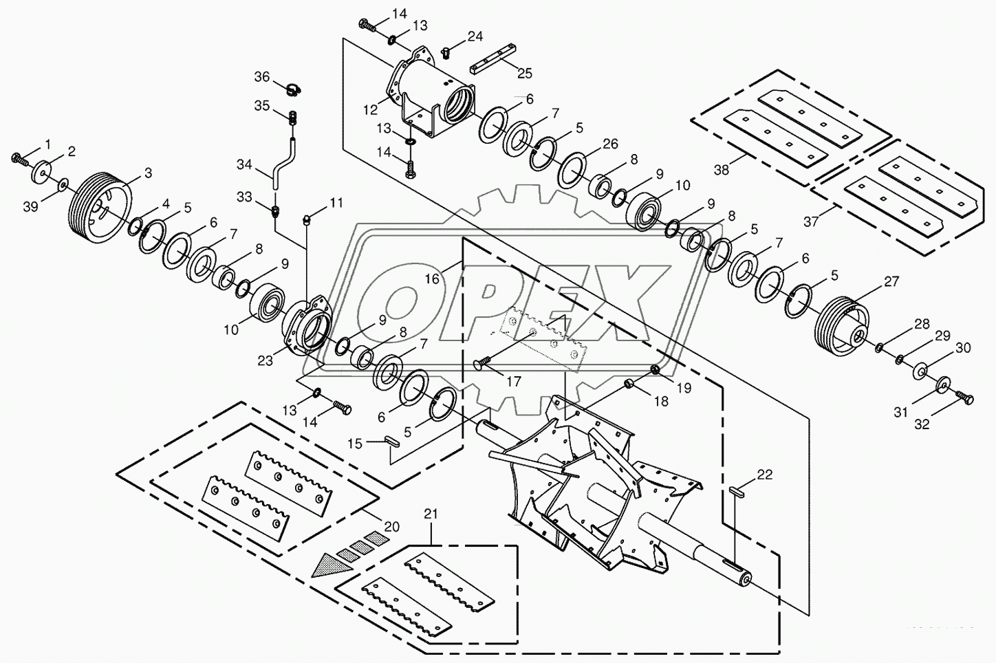 Discharge accelerator/bearing 1