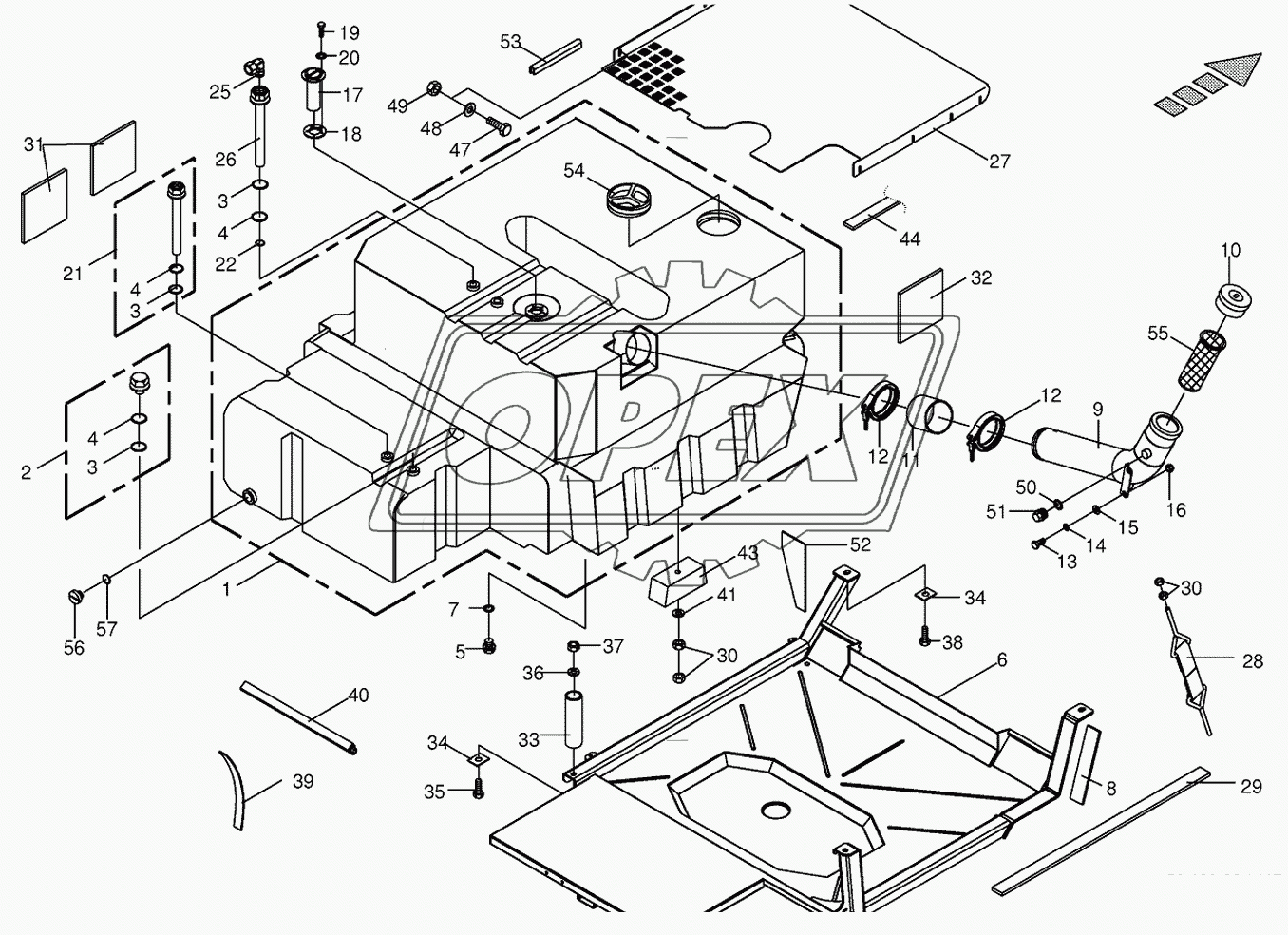 Diesel fuel tank 1