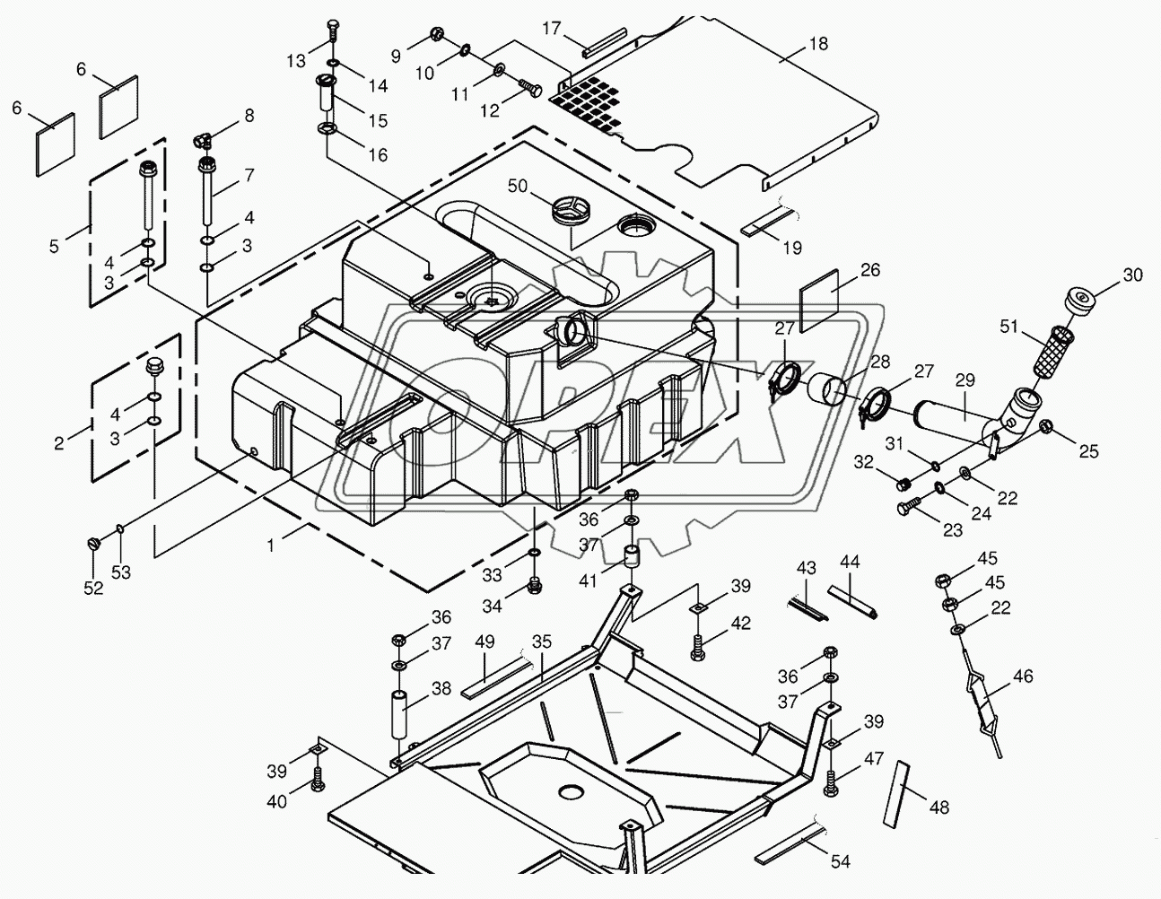 Diesel fuel tank 2