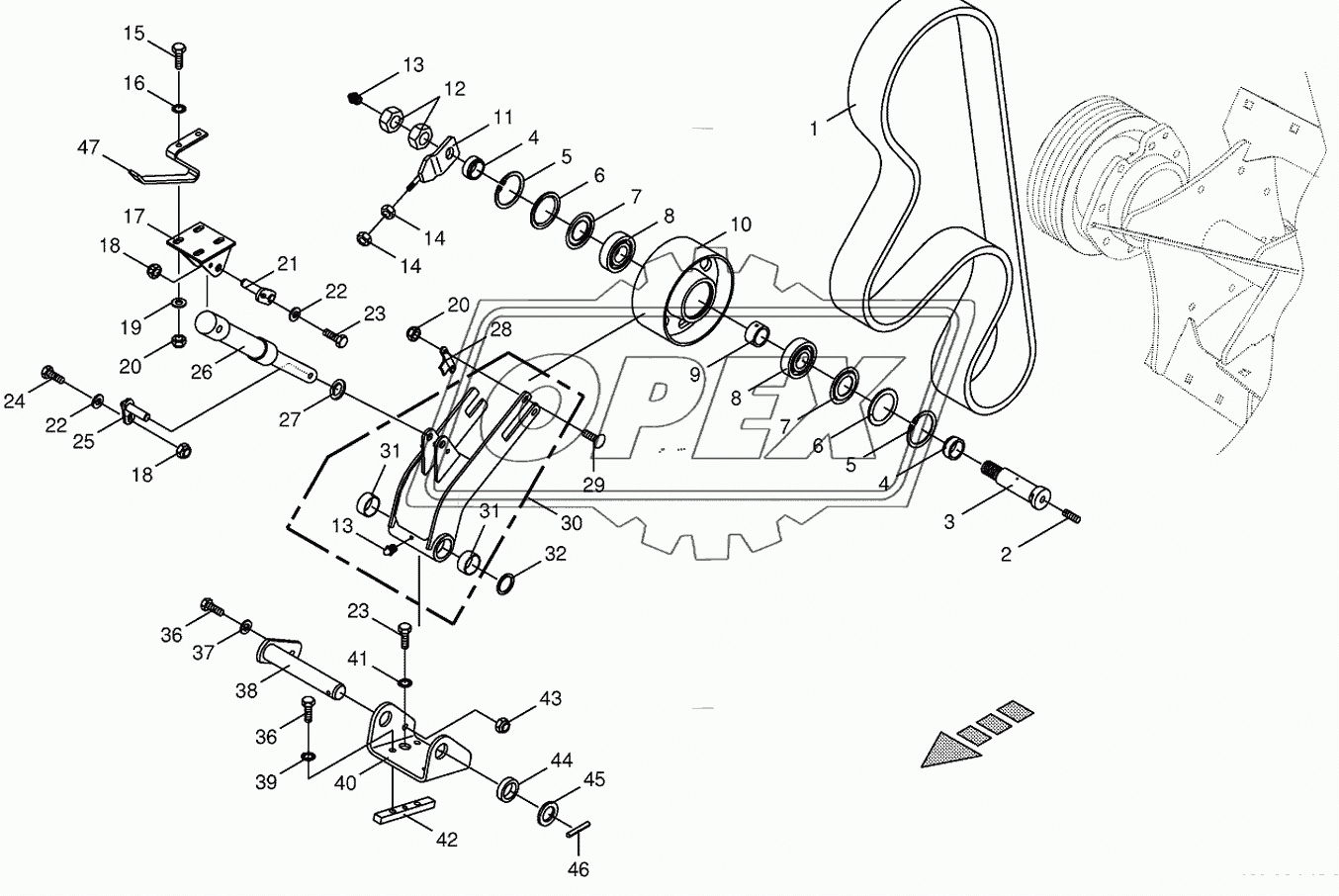 Cracker drive/tensioning device