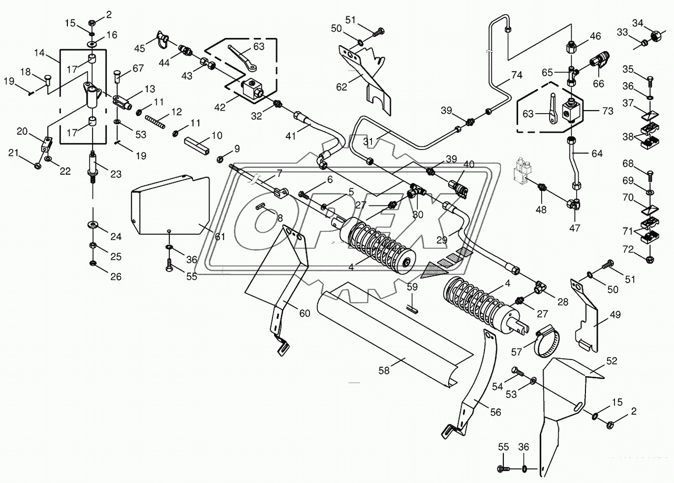 Hydraulic parking brake