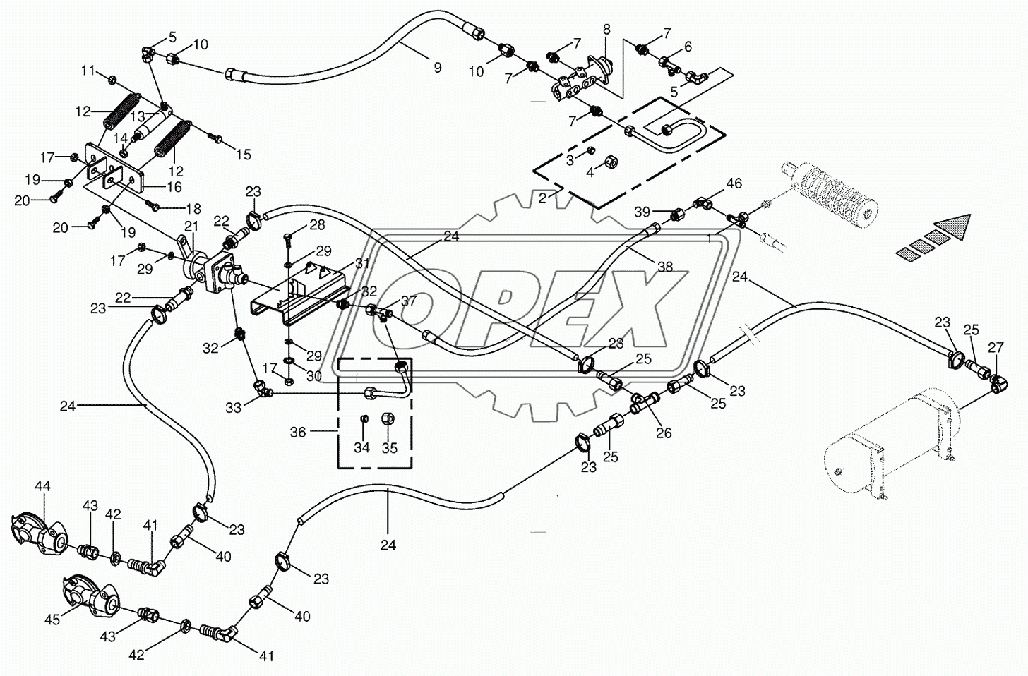 Additive connection for trailer