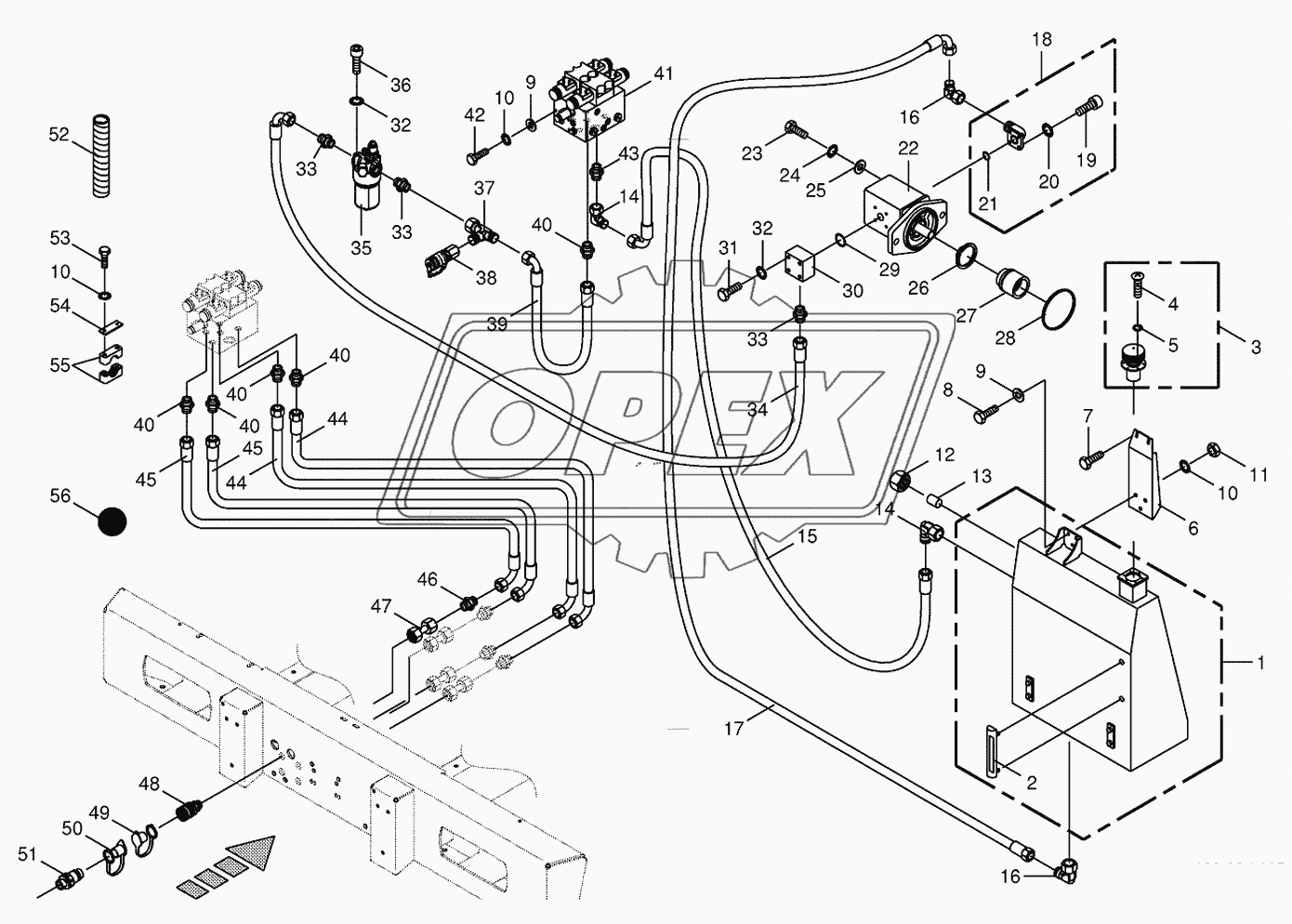 Hydraulics-additive connection back 2