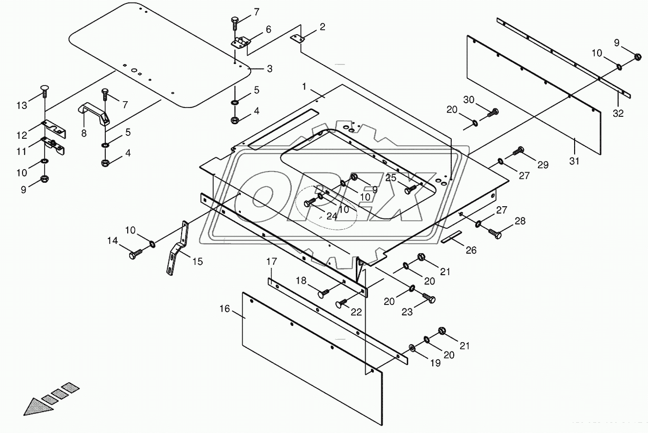 Cover-Feeder Housing