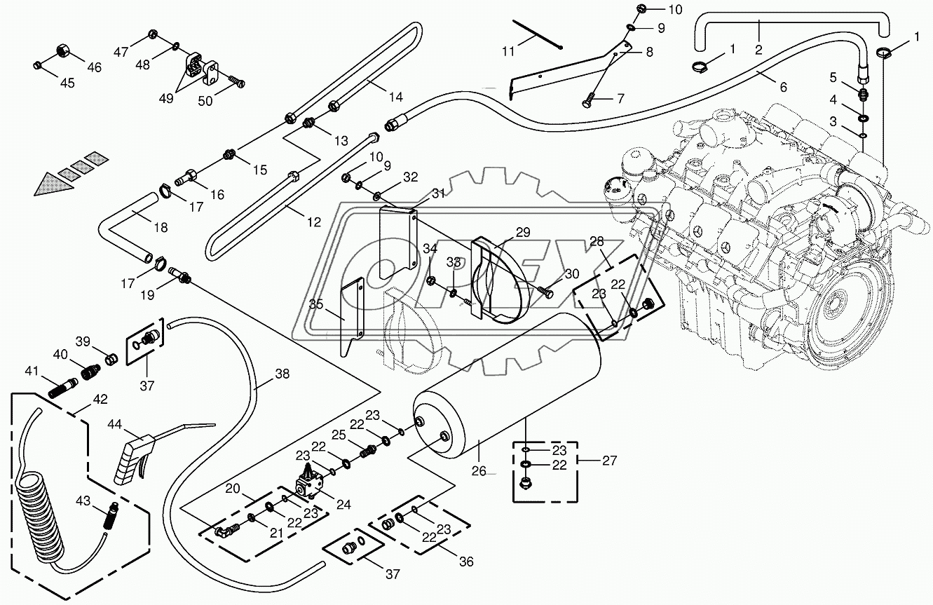 Air pressure-Blow-out gun