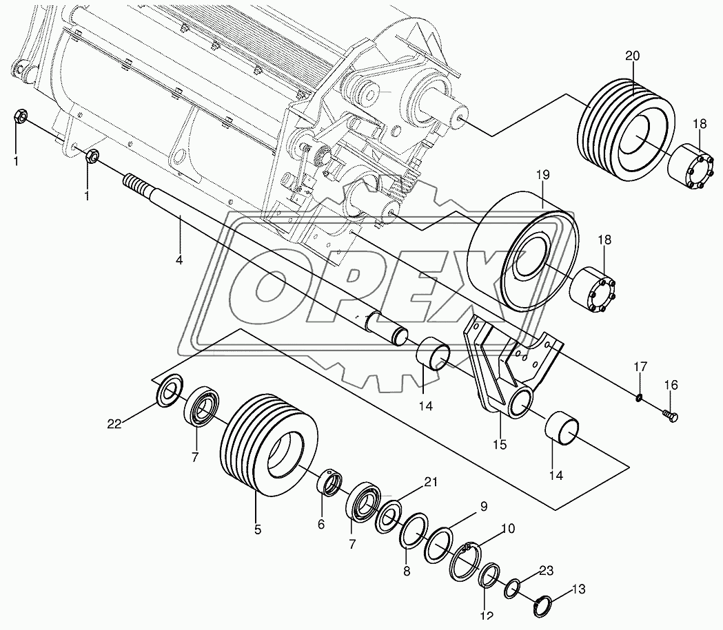 Pulley for changing directions