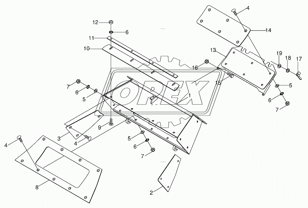 Cracker duct -pivoting