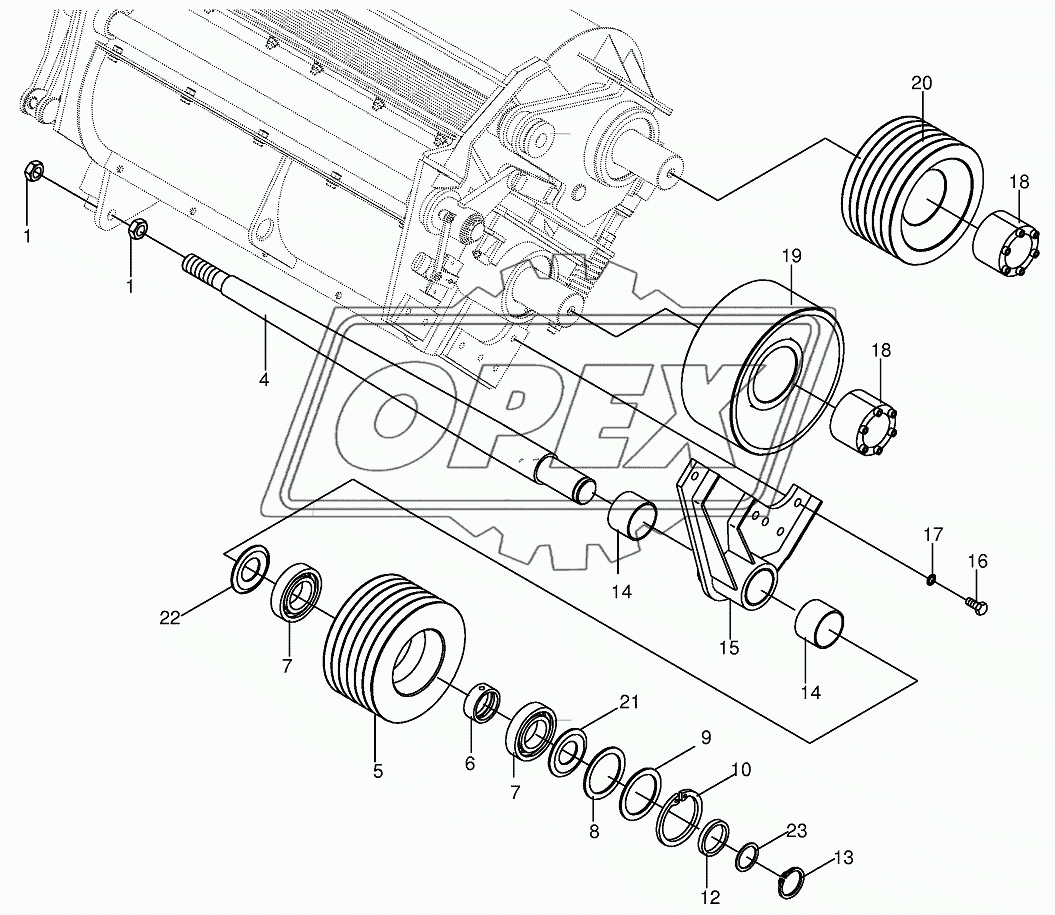 Pulley for changing directions