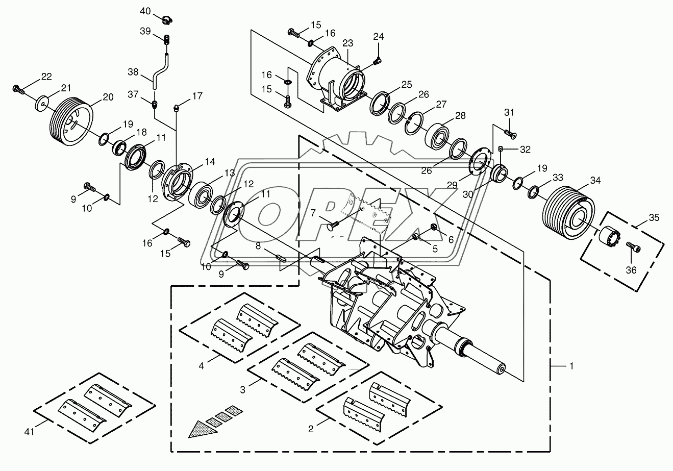 Discharge accelerator / bearing