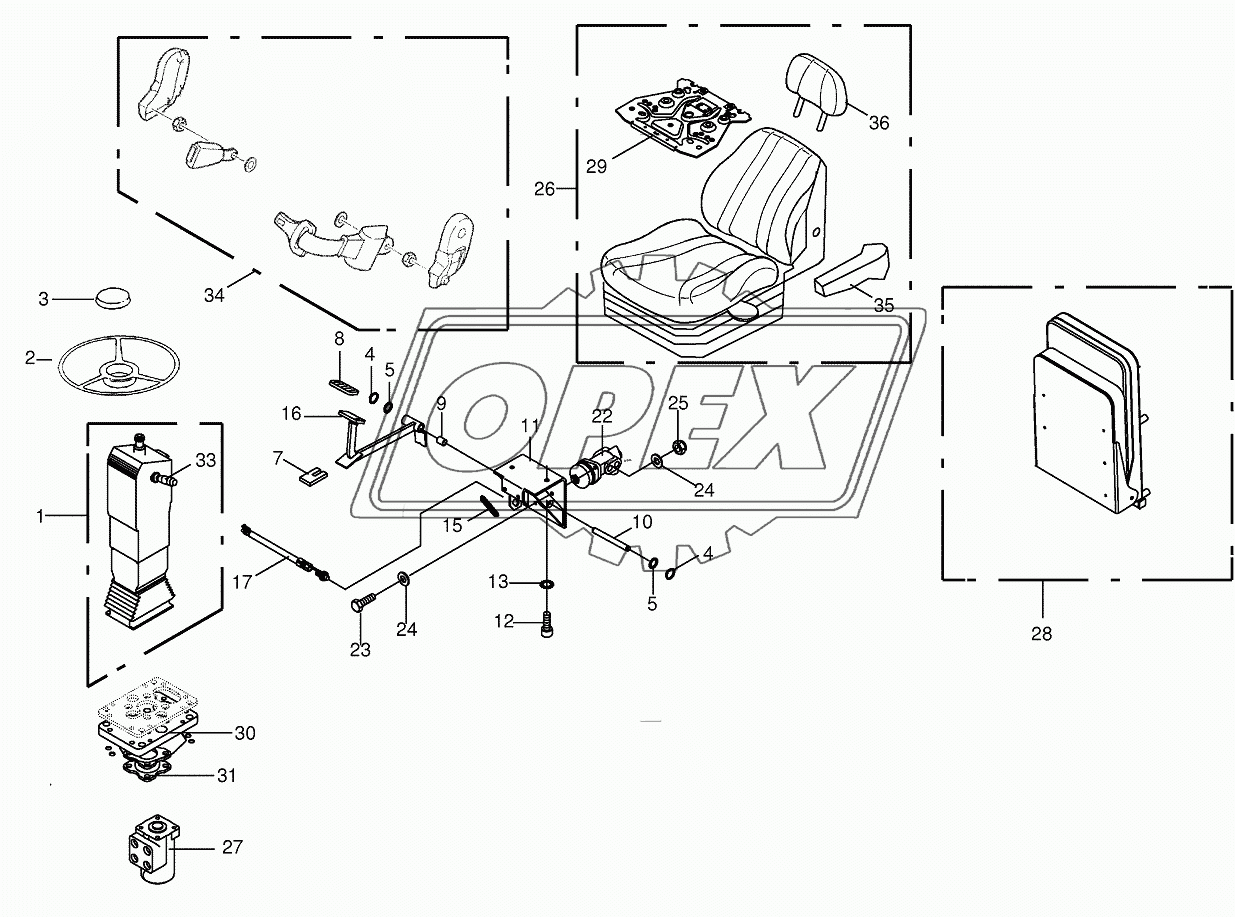 Steering columm