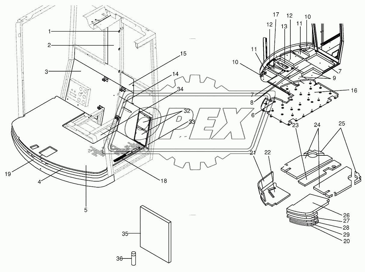 Сab - Sound deadening