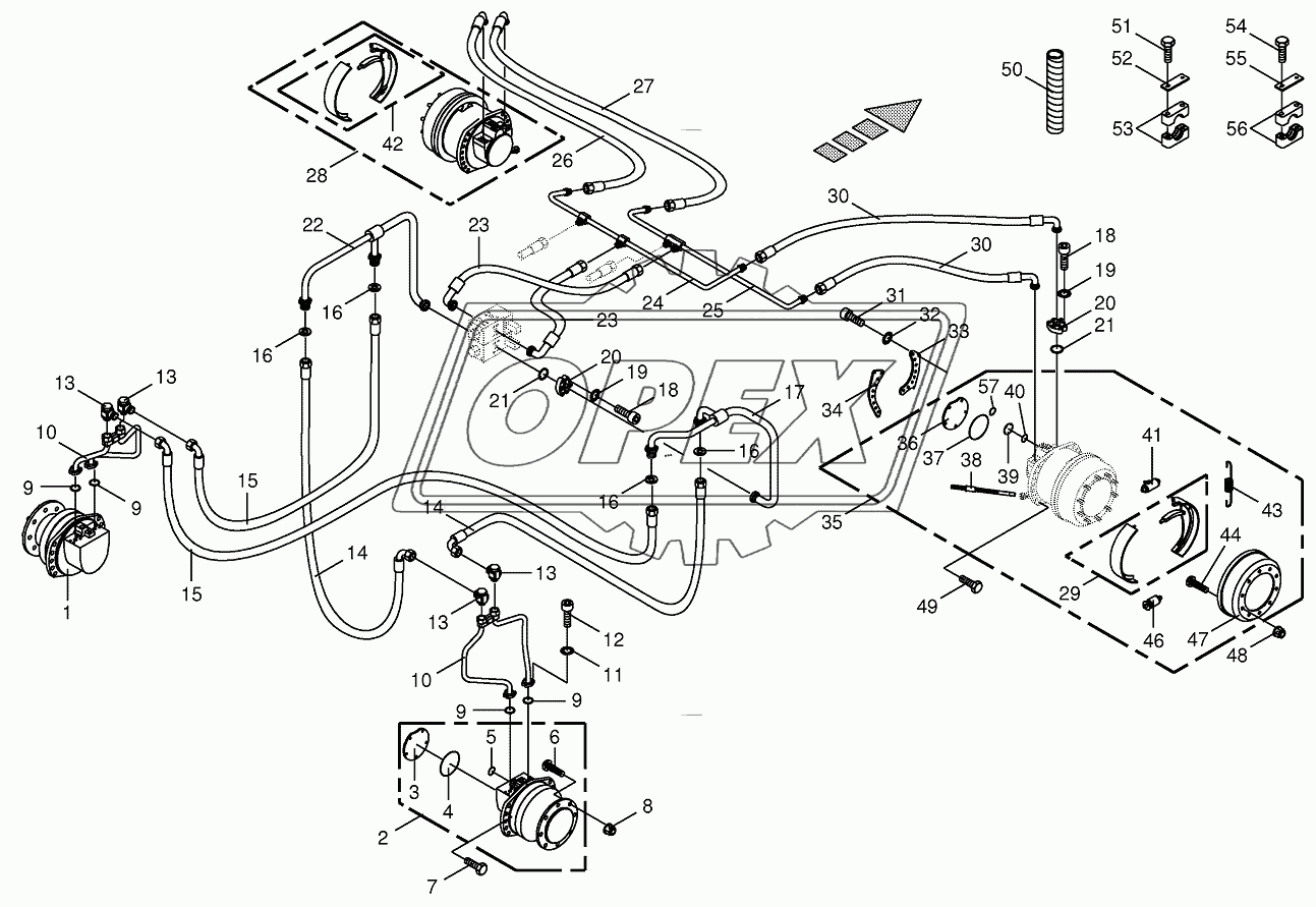 Traction drive wheel engine