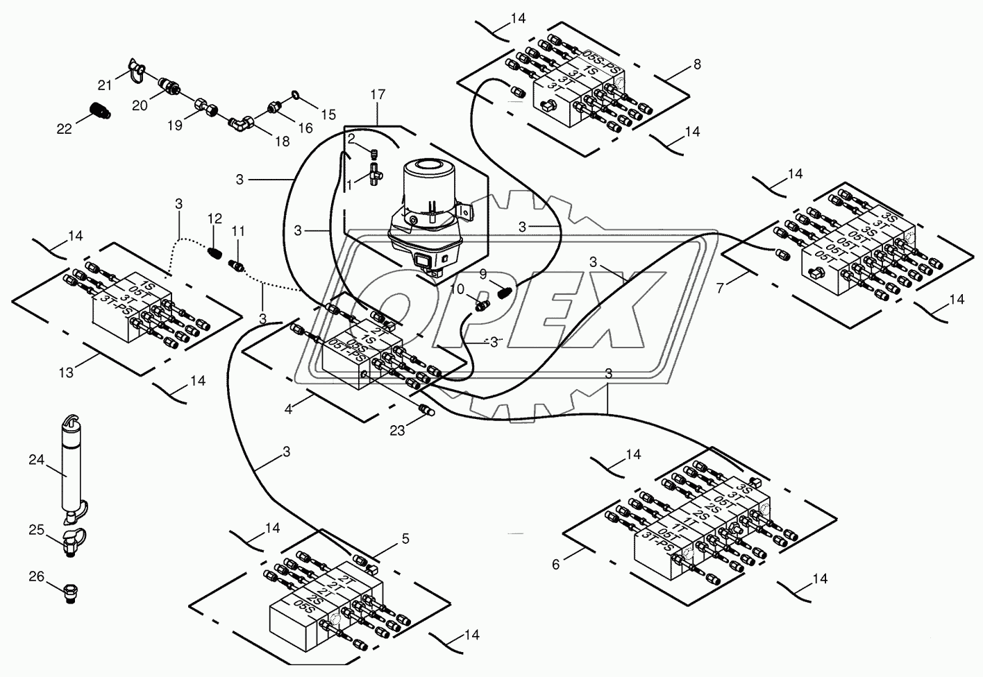 Central lubrication