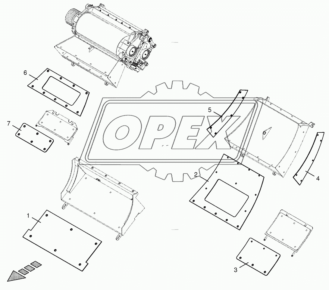 Wearing plates-HD parts