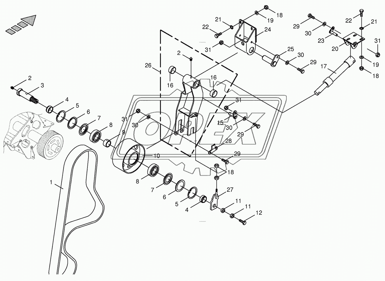 Cracker drive/tensioning device