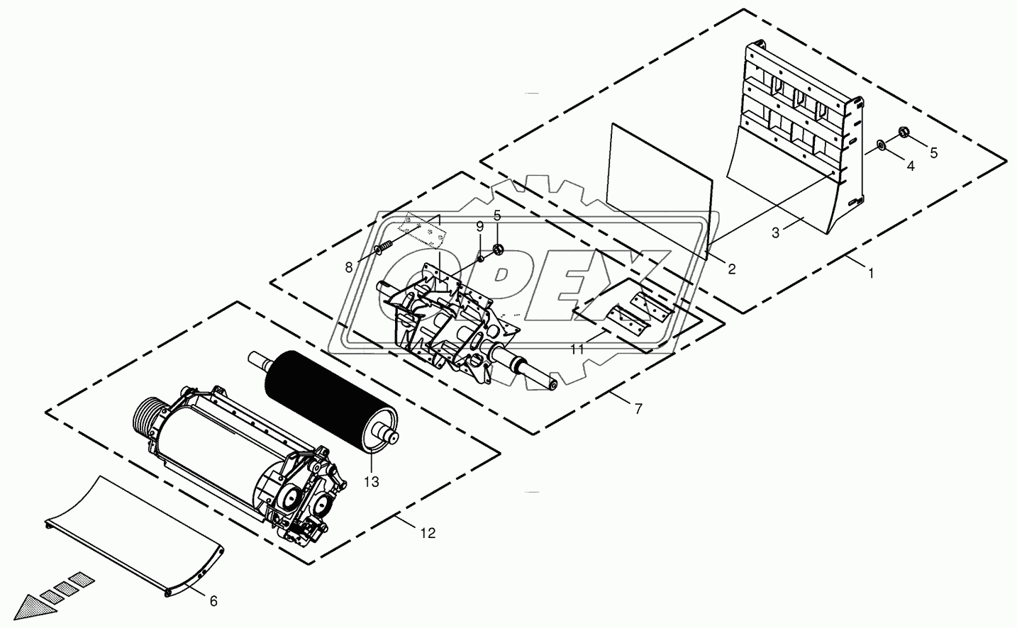 Crop flow-HD parts