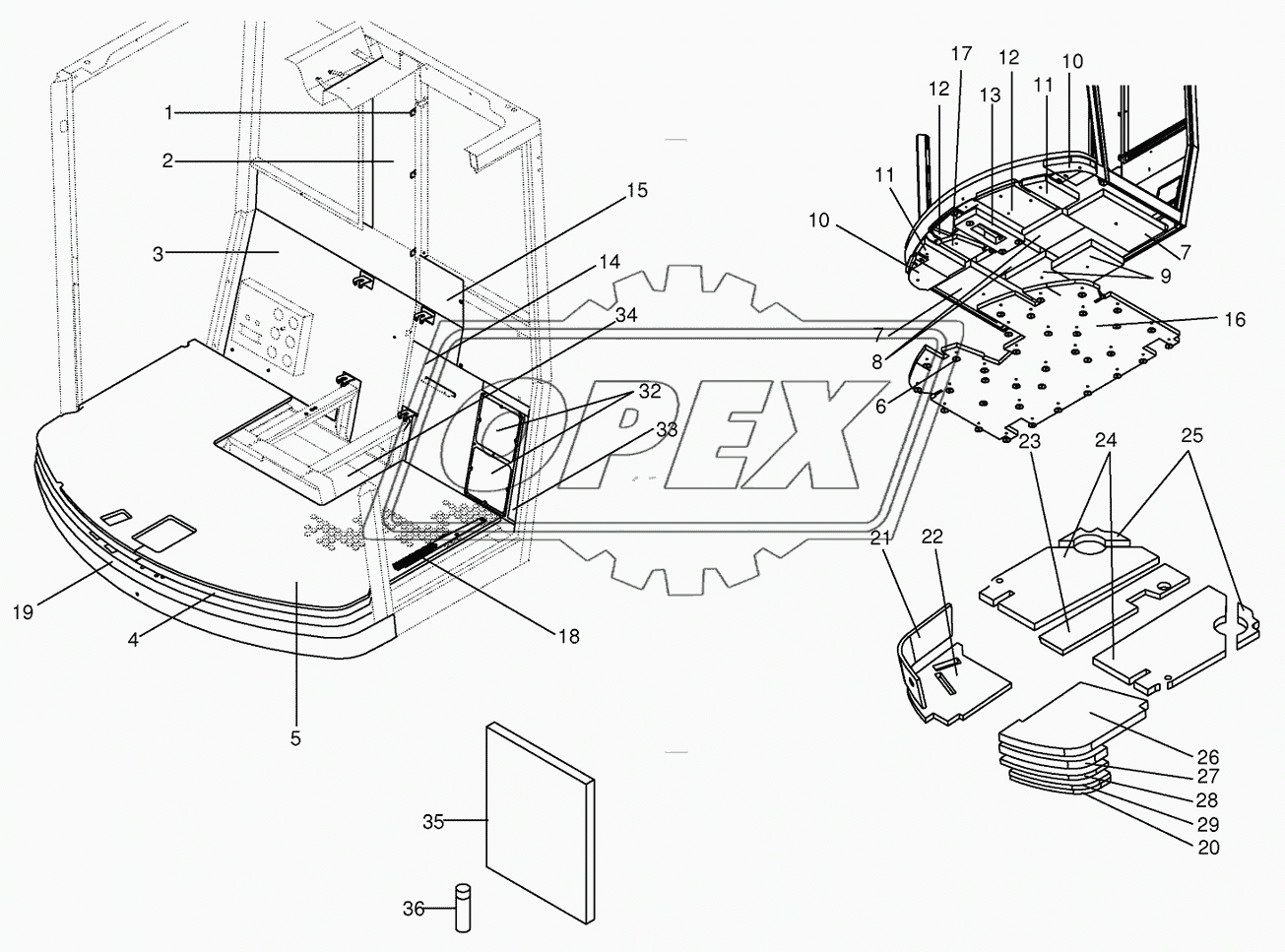 Cab- Sound deadening