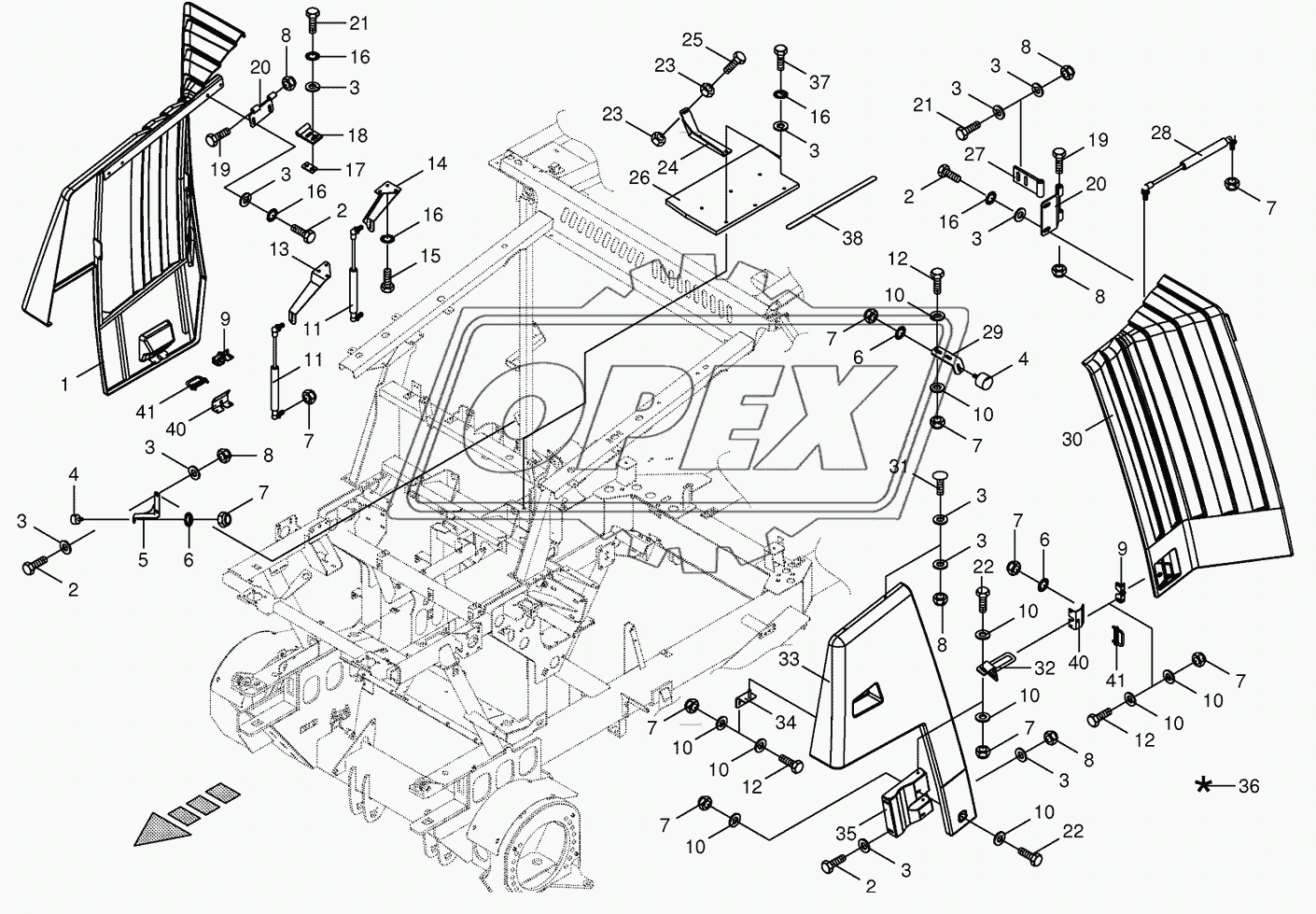 Cladding-lateral