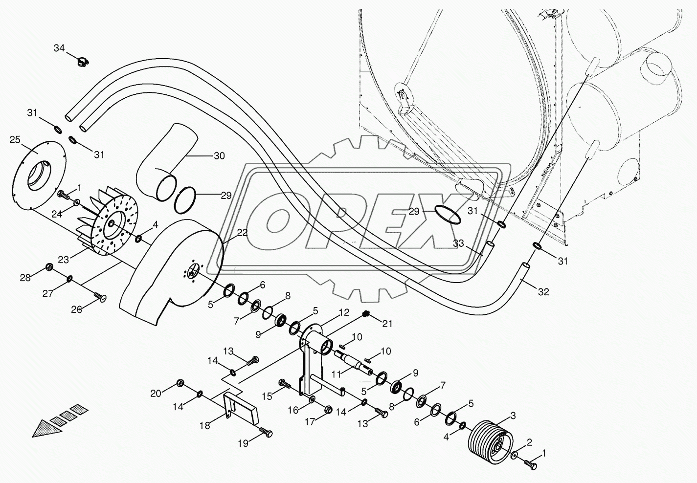 Suction fan