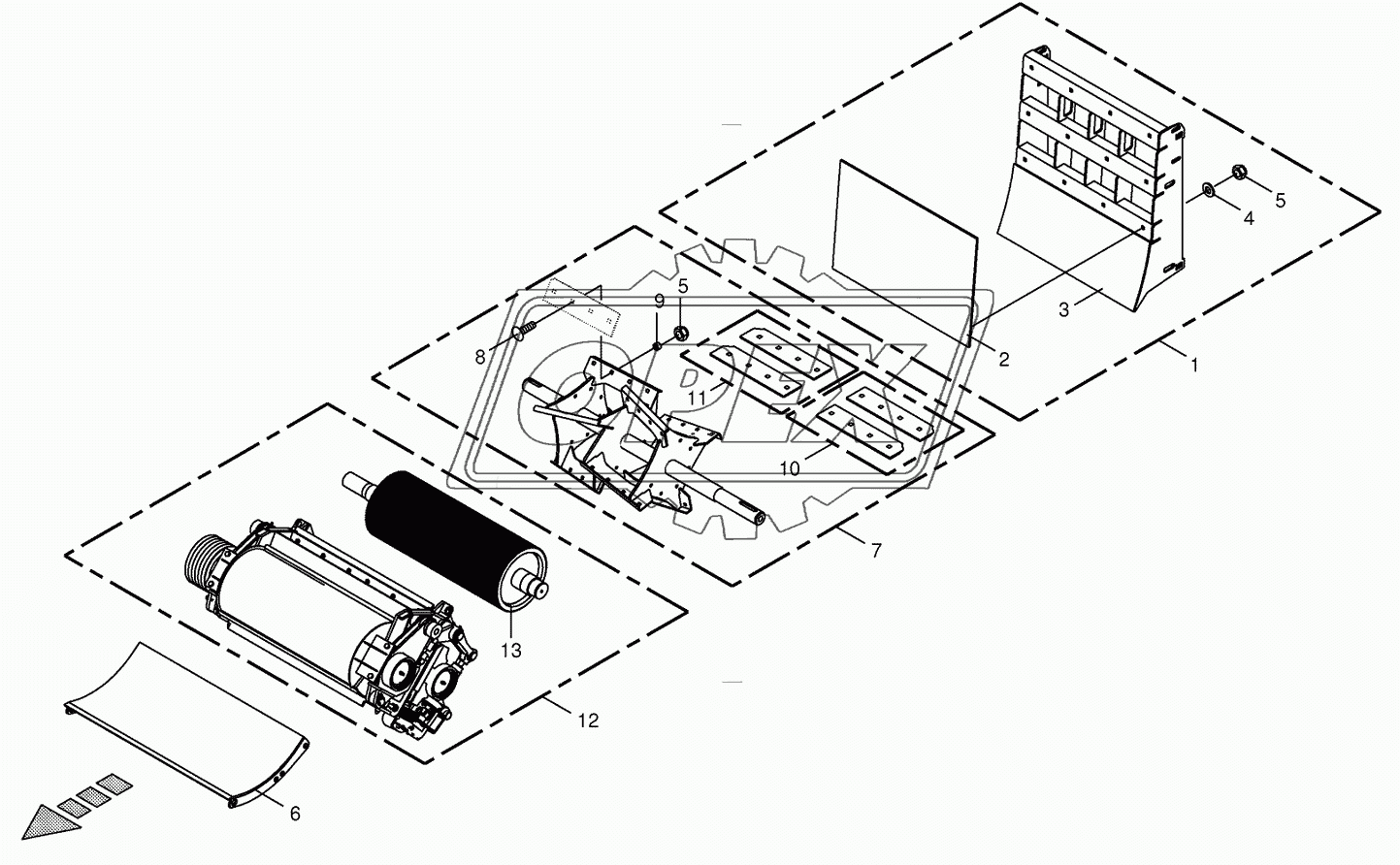 Crop flow-HD parts