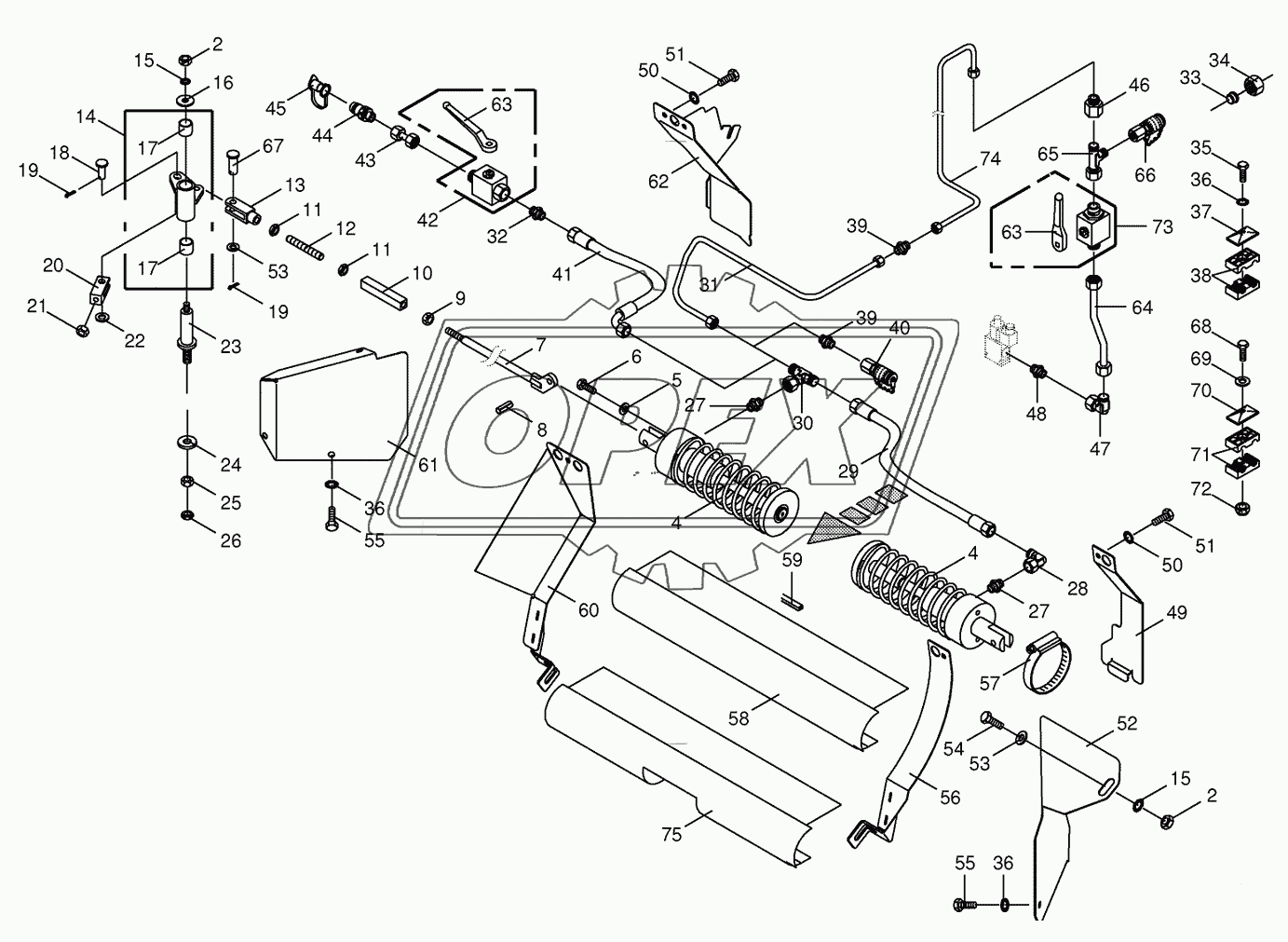 Hydraulic parking brake