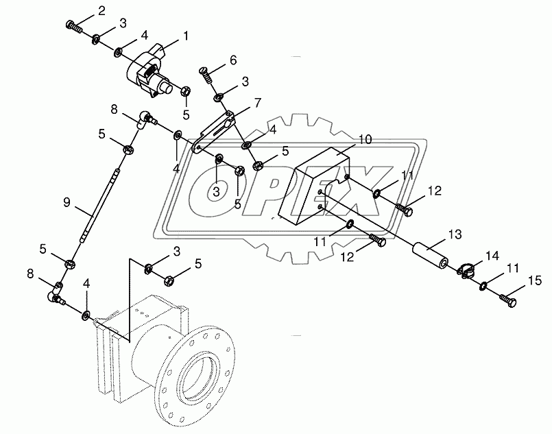 Angle sensor - chopping drum