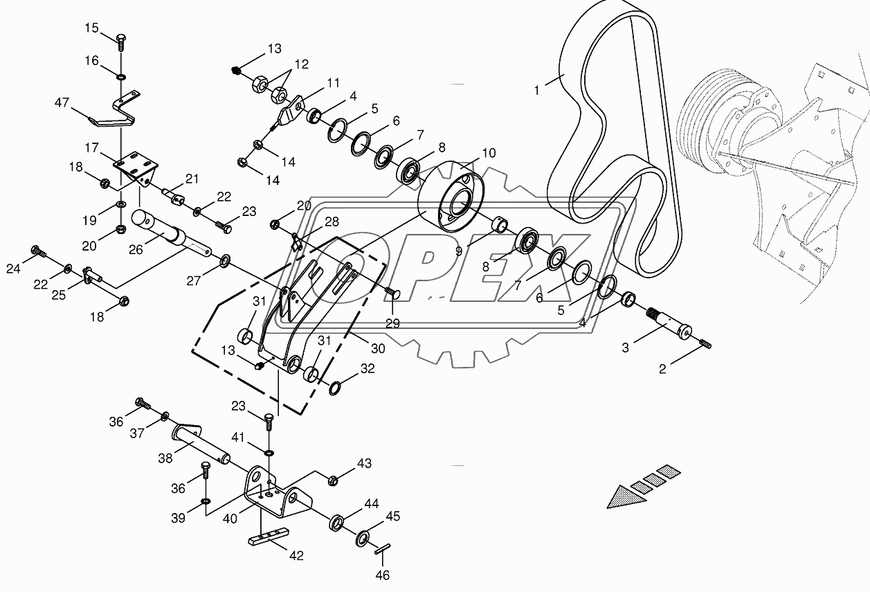 Cracker drive / tensioning device 2