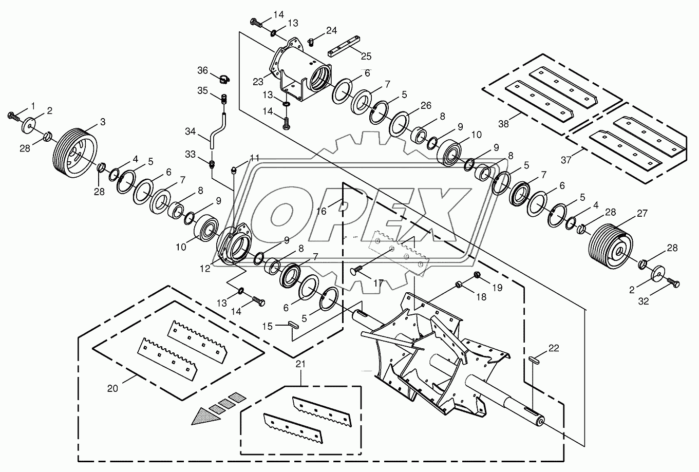 Discharge accelerator / bearing