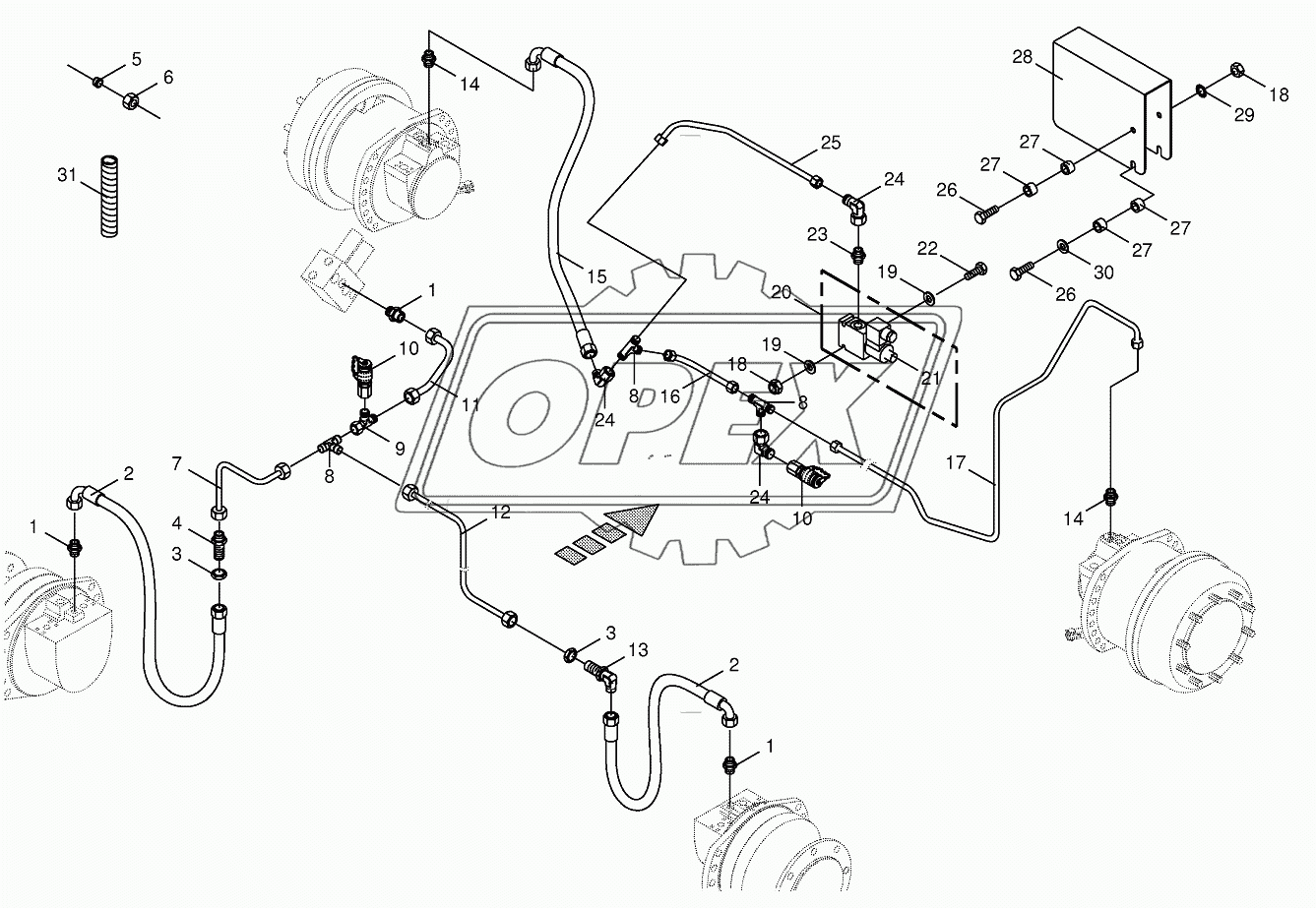 Hydraulics-speed range shifting