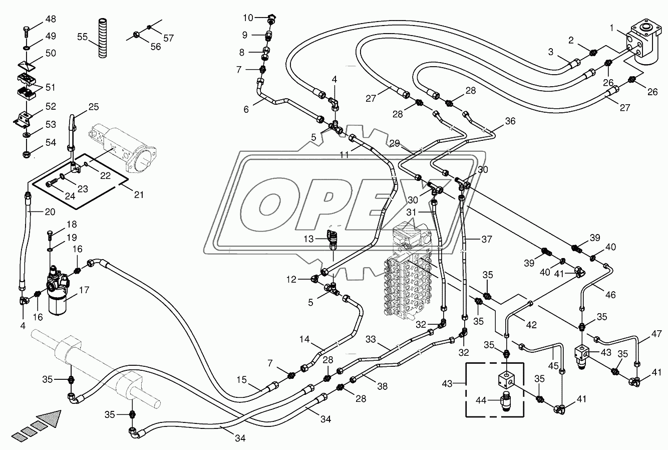 Hydraulic steering system