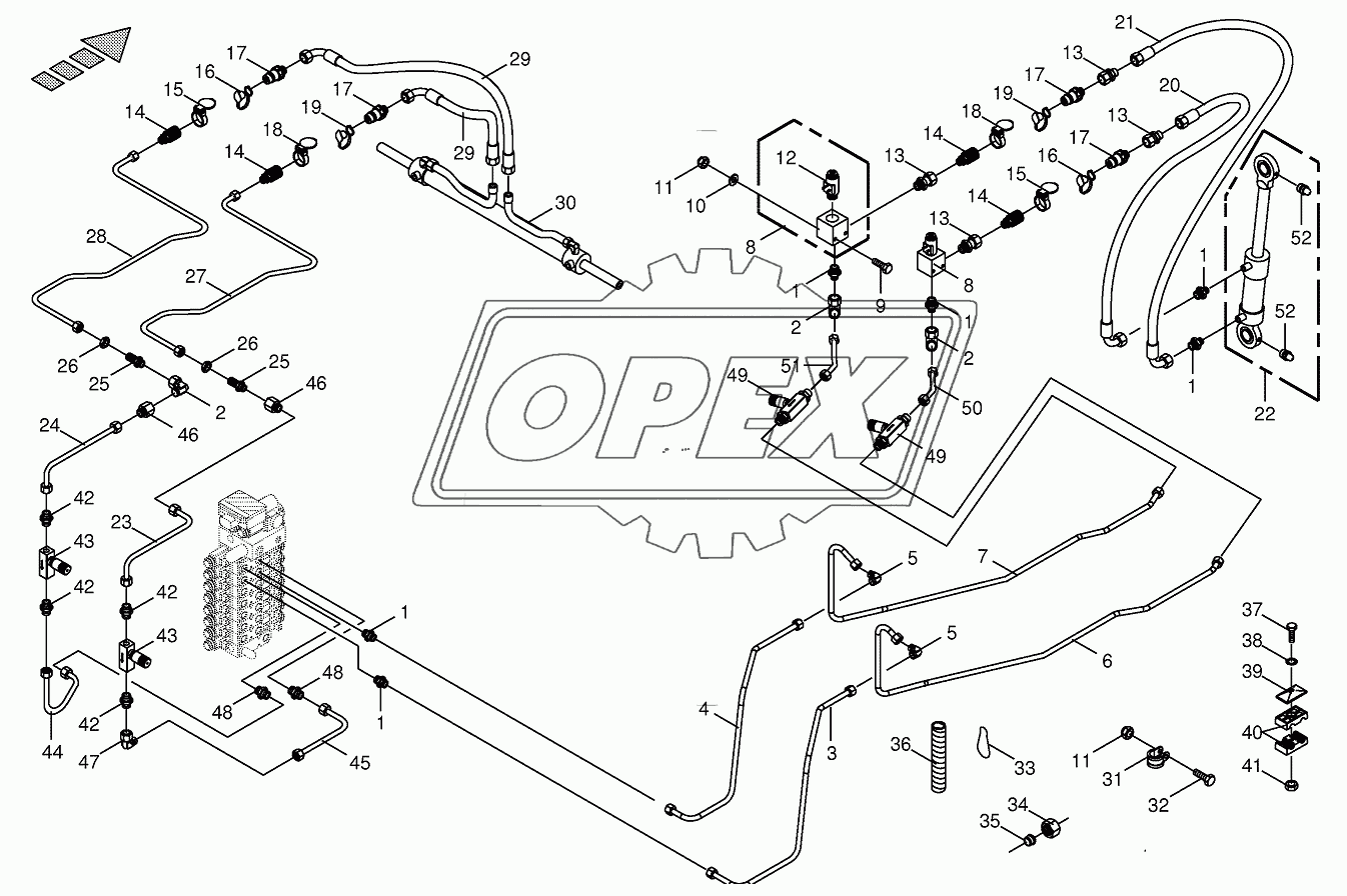 Hydraulics-sharpening device/transv. ground following