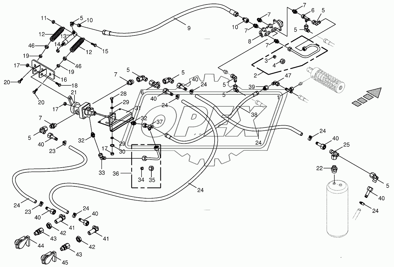 Additive connection for trailer