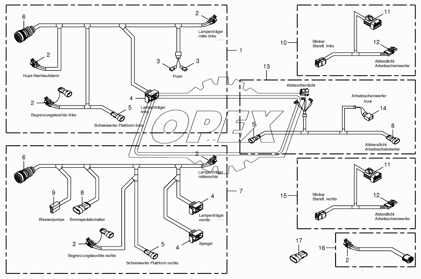 Wiring Harness-lighting-front