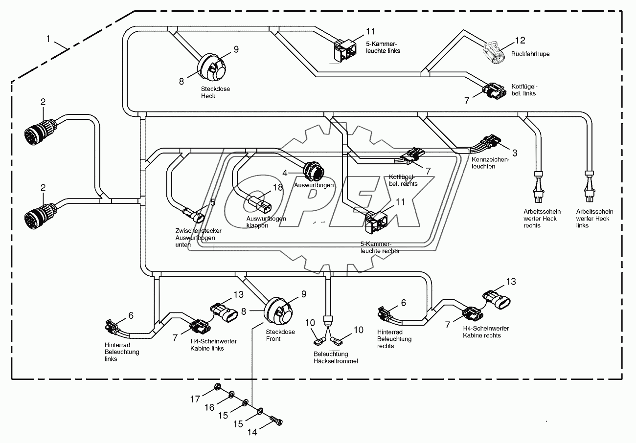 Wiring Harness-lighting-back