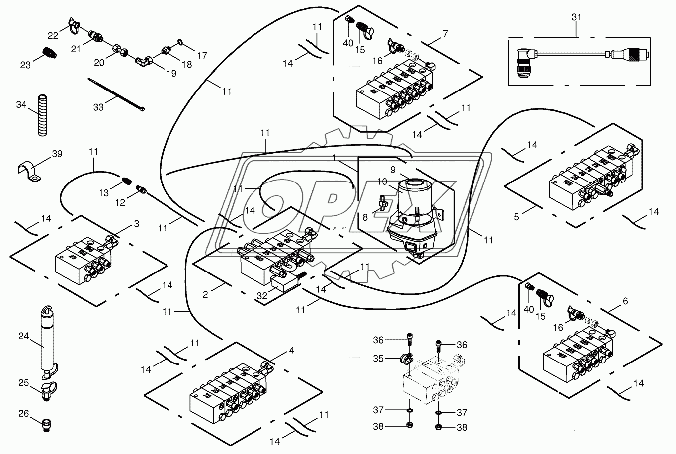 Central lubrication