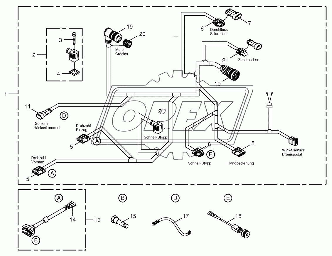 Wiring Harness-lateral left