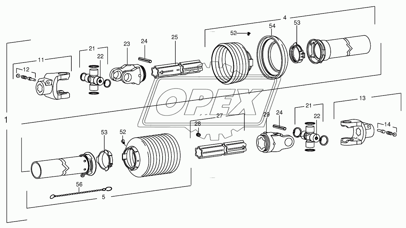 P.Т.О shafts-drive-Pick-up