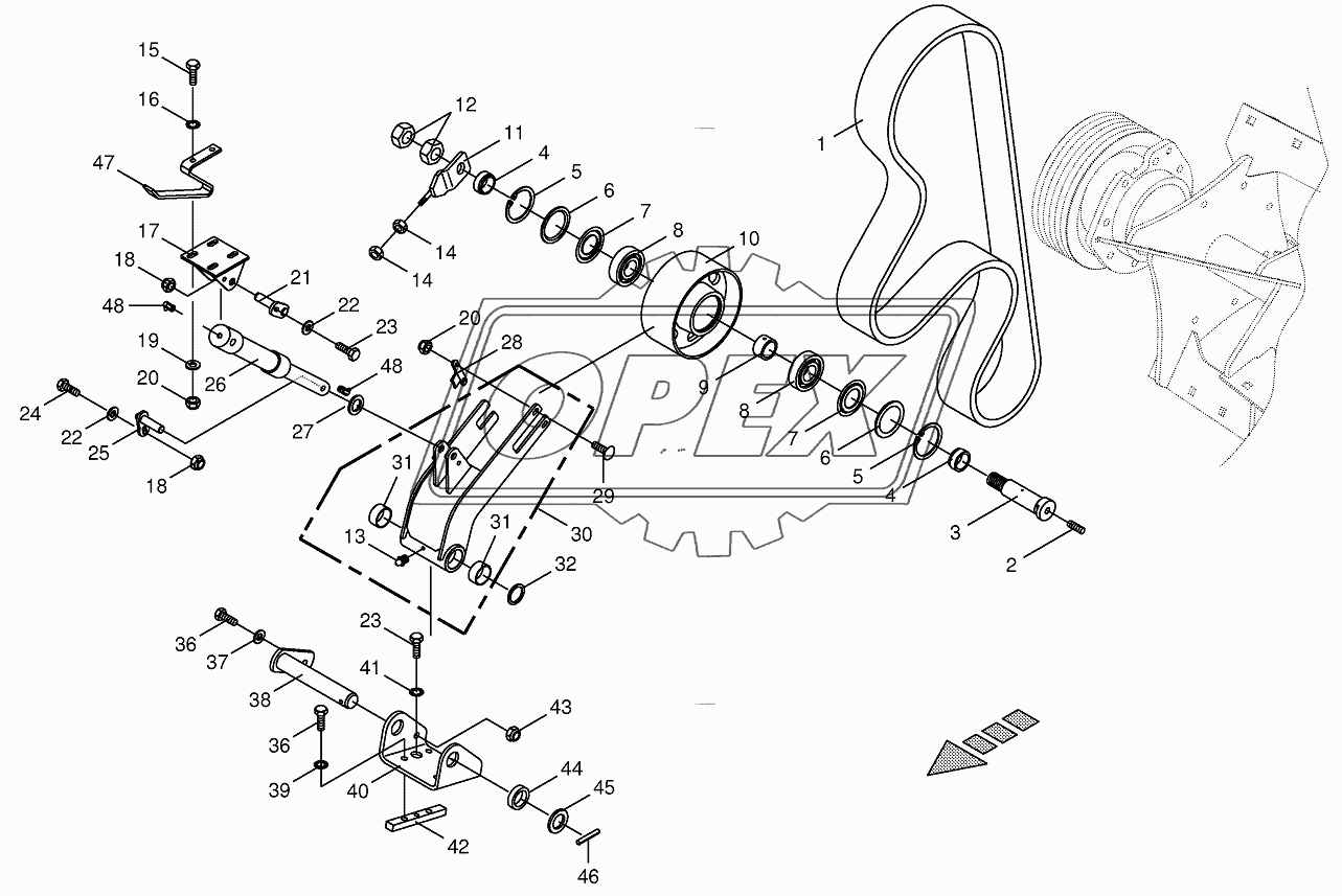 Cracker drive/tensioning device