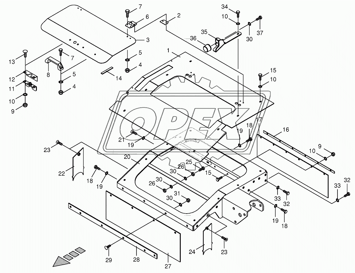 Cover-Feeder Housing