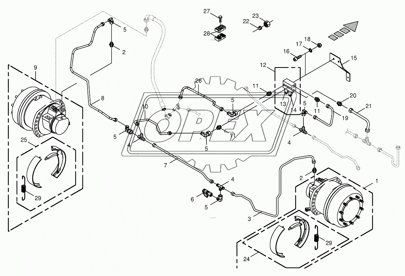 Cam lobe motor-3-stepped