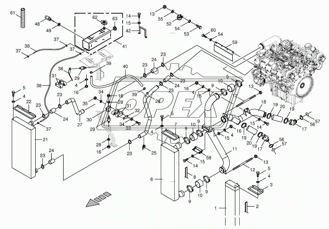 Condenser for air conditioner-cpl. 2