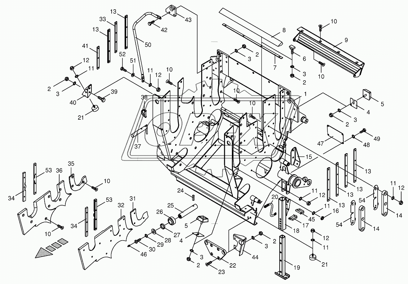 Feeder Housing with support foot